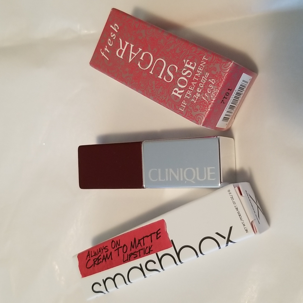 3 new brand name lippies